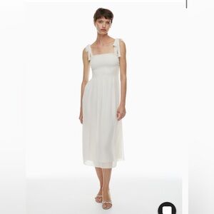 ARITZIA golden hour dress in Ashen light gray